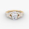 Marigold Oval Pavé Lab Diamond Ring