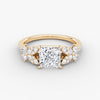 Marigold Princess Pavé Lab Diamond Ring