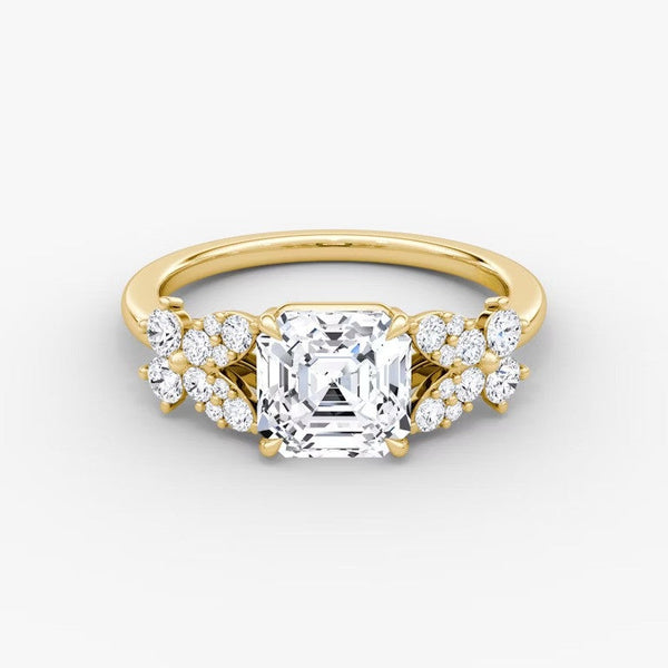 Marigold Asscher Lab Diamond Ring