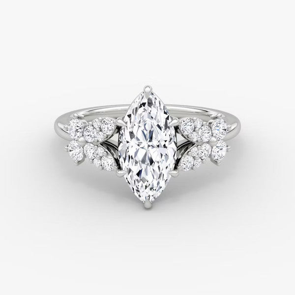 Marigold Marquise Lab Diamond Ring