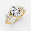 Marigold Oval Pavé Lab Diamond Ring