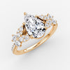 Marigold Pear Pavé Lab Diamond Ring
