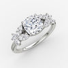 Marigold Cushion Lab Diamond Ring
