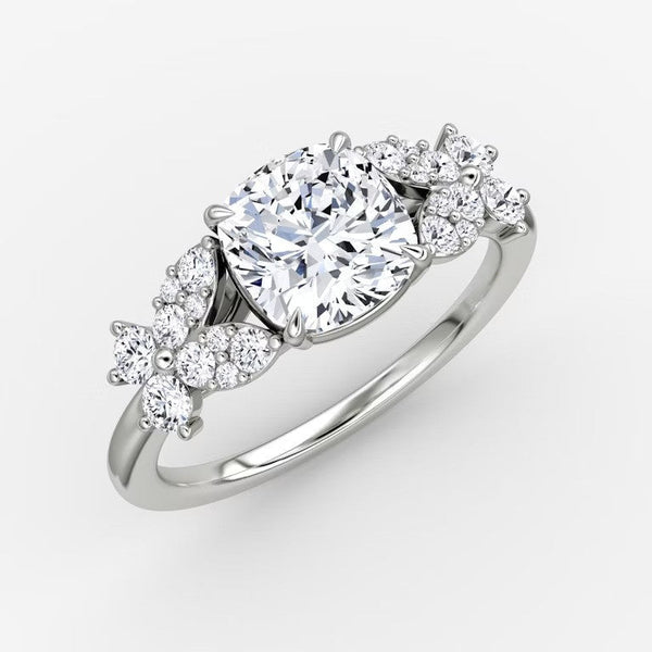 Marigold Cushion Lab Diamond Ring