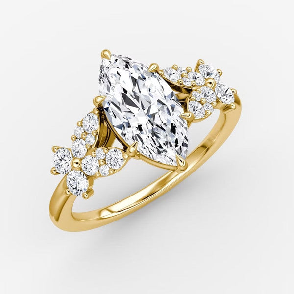 Marigold Marquise Lab Diamond Ring