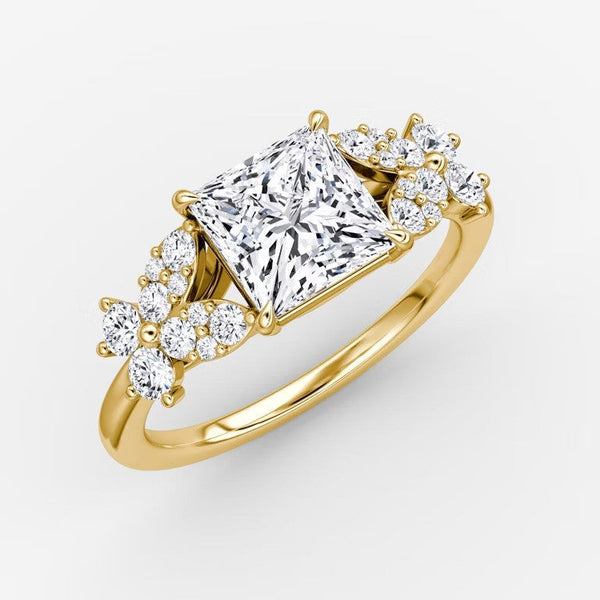 Marigold Princess Lab Diamond Ring