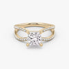 Butterfly Princess Pavéful Lab Diamond Engagement Ring