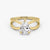 Butterfly Pear Lab Diamond Engagement Ring