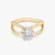 Butterfly Round Lab Diamond Engagement Ring