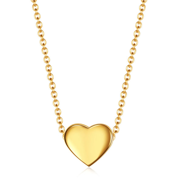 PARIS HEART NECKLACE - 18K GOLD-PLATED