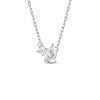 Toi et Moi Round & Pear Lab Grown Diamond Pendant