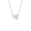 Toi et Moi Oval & Round Lab Grown Diamond Pendant