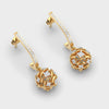 Meteor from the Sky Diamond Drop Earrings