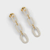 Love for Chains Diamond Drop Earrings