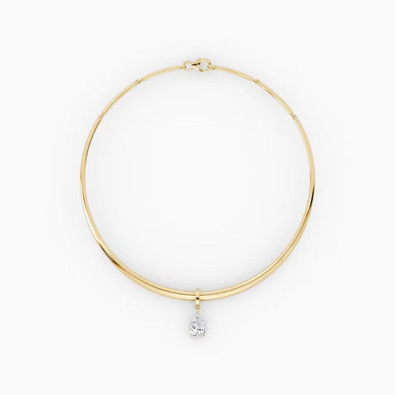 Crown Pendant Lab Grown Diamond Necklace