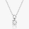 Double Round Lab Grown Diamond Pendant
