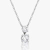 Double Round Lab Grown Diamond Pendant