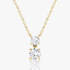 Double Round Lab Grown Diamond Pendant