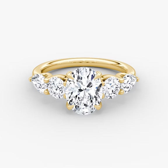 Anomaly Oval & Pear Lab Grown Diamond Engagement Ring
