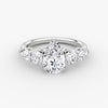 Anomaly Pear Lab Grown Diamond Engagement Ring