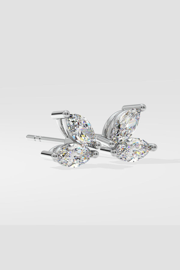 Marquise Butterfly Studs
