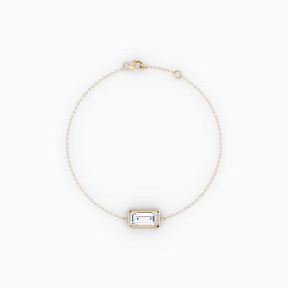 Baguette Lab Diamond Bracelet