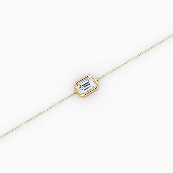 Emerald Lab Diamond Bracelet