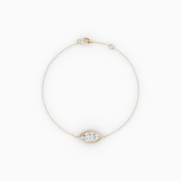 Marquise Lab Diamond Bracelet