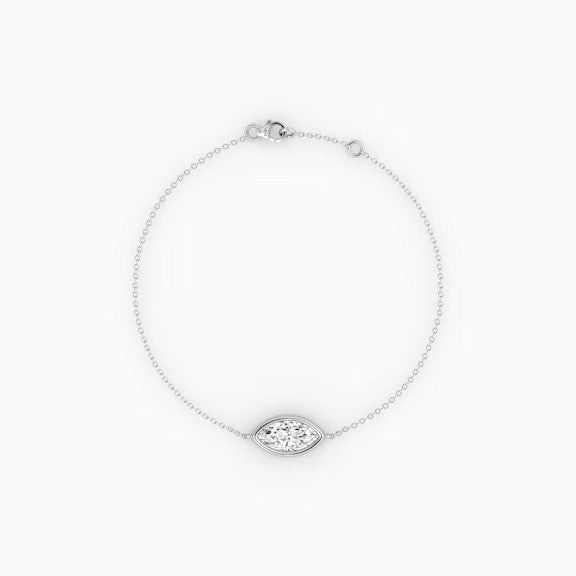 Marquise Lab Diamond Bracelet