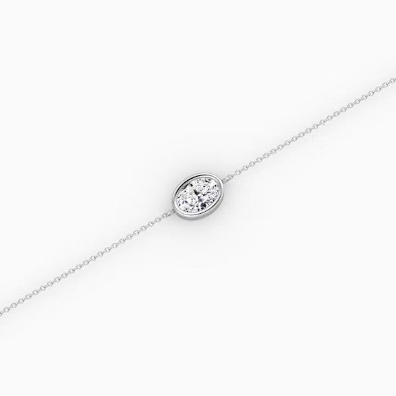 Oval Lab Diamond Bracelet