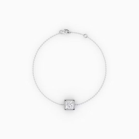 Princess Lab Diamond Bracelet