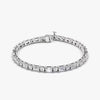 Round & Emerald Lab Diamond Tennis Bracelet