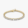 Round & Emerald Lab Diamond Tennis Bracelet