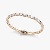 Round & Baguette Lab Diamond Tennis Bracelet