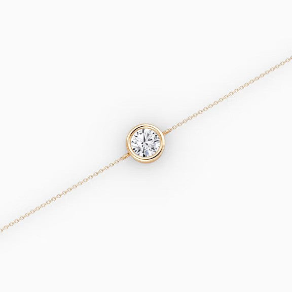 Round Lab Diamond Bracelet