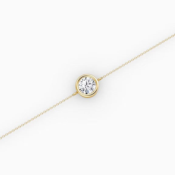 Round Lab Diamond Bracelet