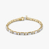 Round & Baguette Lab Diamond Tennis Bracelet