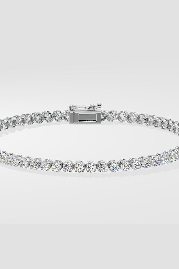.05 Ct Crown Tennis Bracelet