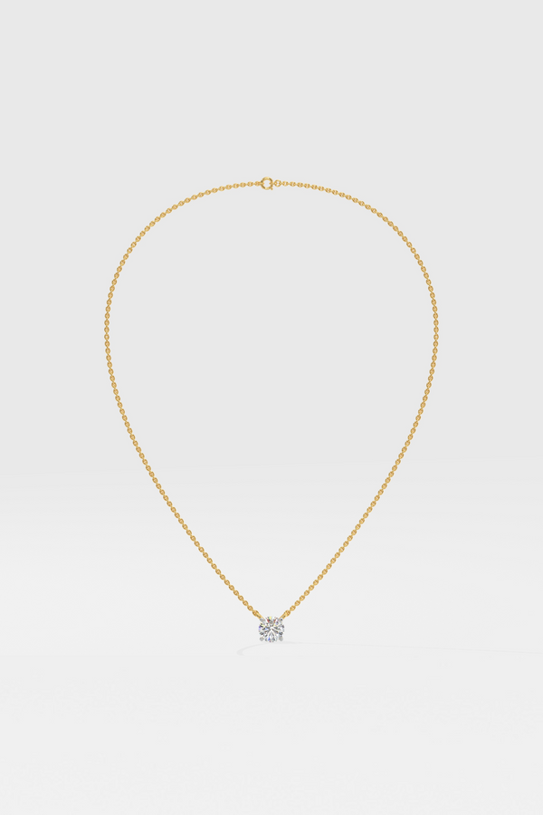 0.75 ct Solitaire Necklace