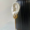 KNOT HOOPS - 18K GOLD PLATED