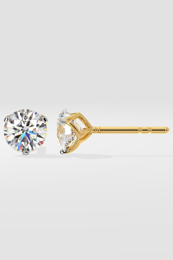 2 ct Solitaire Studs