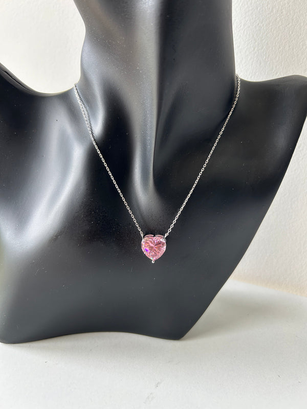 PINK AMOUR NECKLACE - Fine Silver