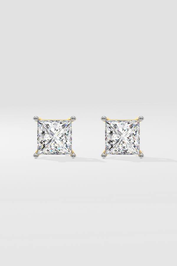 2 ct Princess Studs
