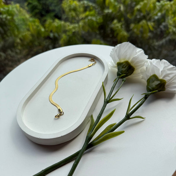 SNAKE CHAIN BRACELET - 18K GOLD-PLATED