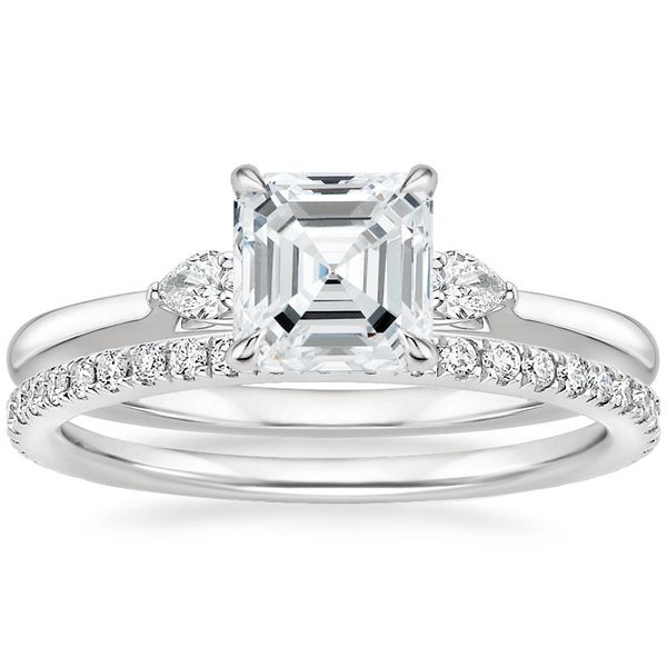 Jessica Asscher Diamond Ring with Diamond Ring