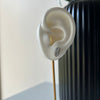 HALF-WING STUDS - 18K GOLD-PLATED
