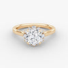 Aura Halo Cushion Lab Grown Diamond Ring