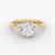 Aura Halo Cushion Lab Grown Diamond Ring