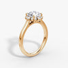 Aura Halo Cushion Lab Grown Diamond Ring
