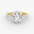 Aura Halo Pavé Round Lab Grown Diamond Ring